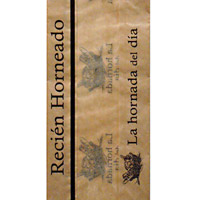 Recién Hecho kraft brown paper bag